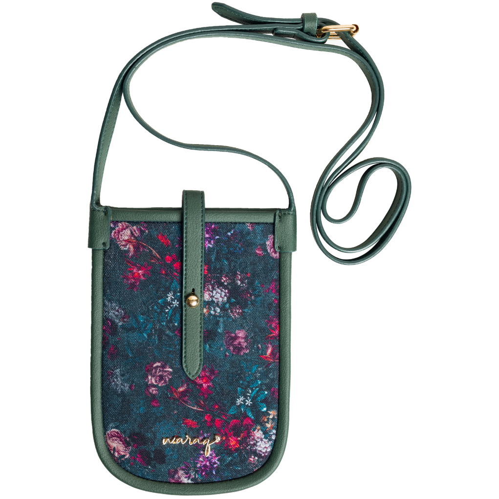 Lovestruck Phone Crossbody- Forest Green