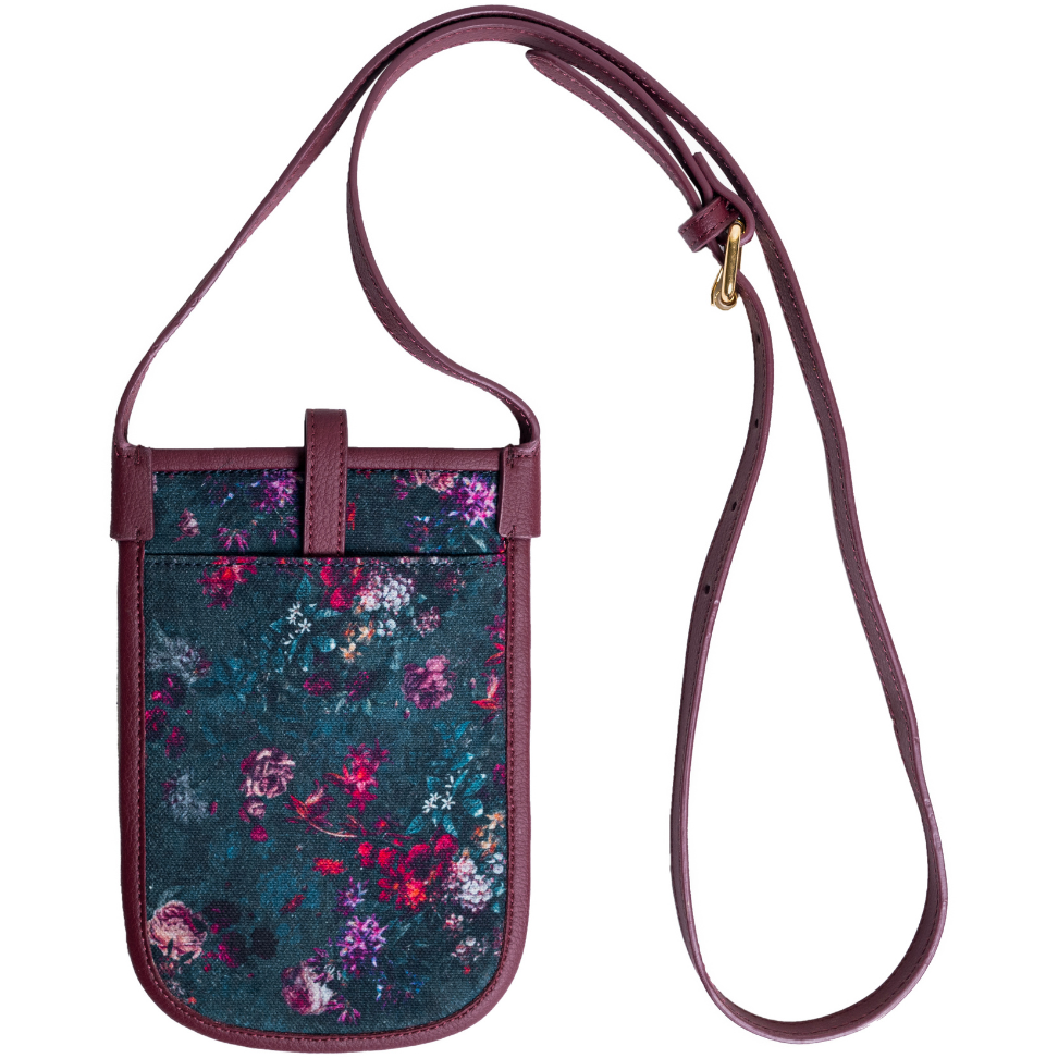 Lovestruck Phone Crossbody- Maroon