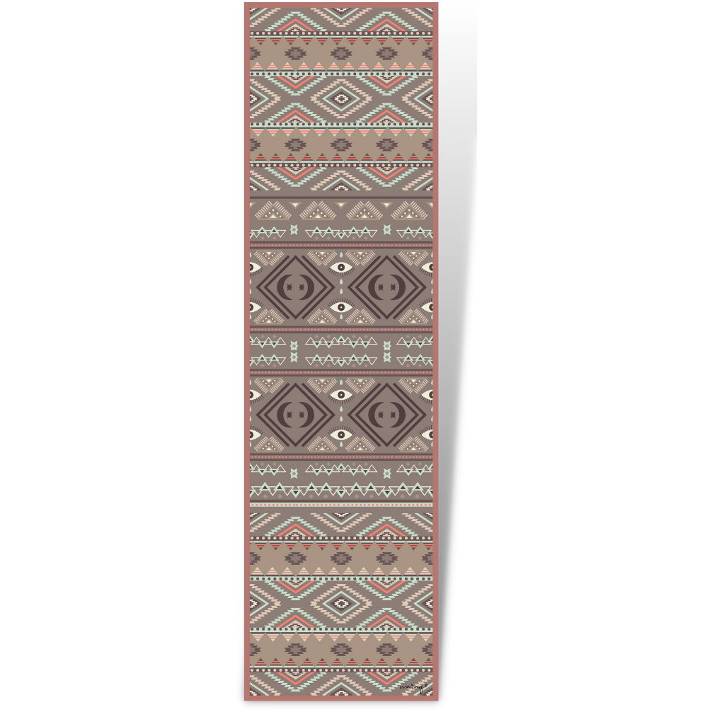 Aztec Peach Long Scarf/Stole