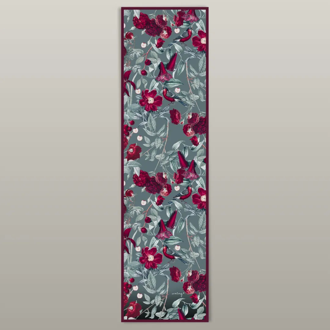 Cherry Rose Sage Scarf