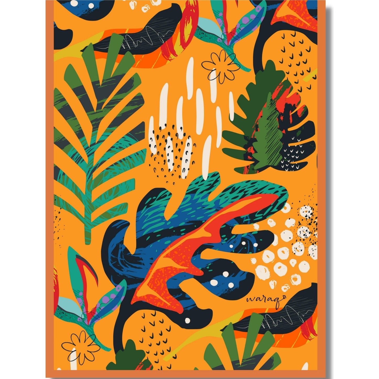 Citrus Grove Long Scarf / Stole