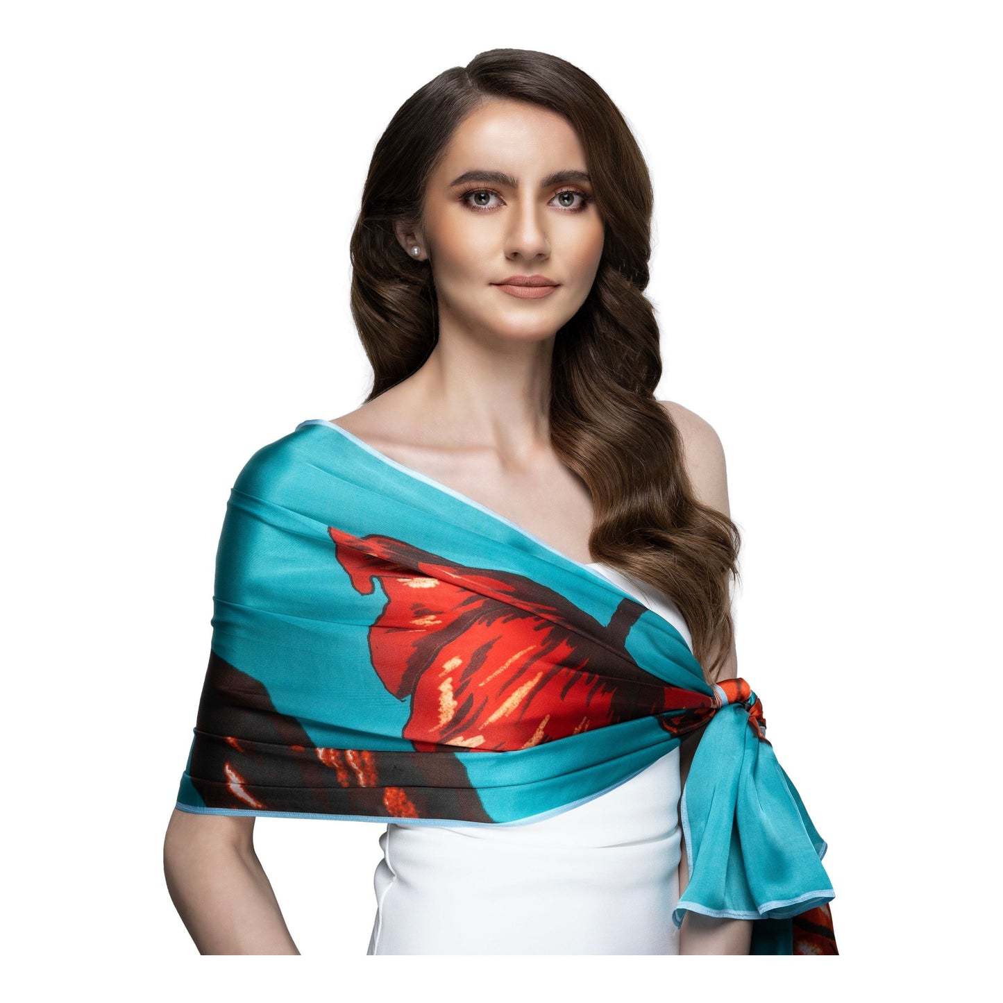 Elf Green Long Scarf / Stole