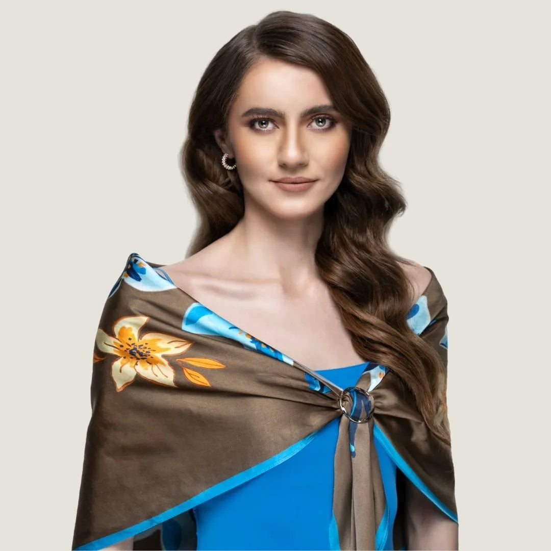 Floritale Edit Martini Olive Scarf