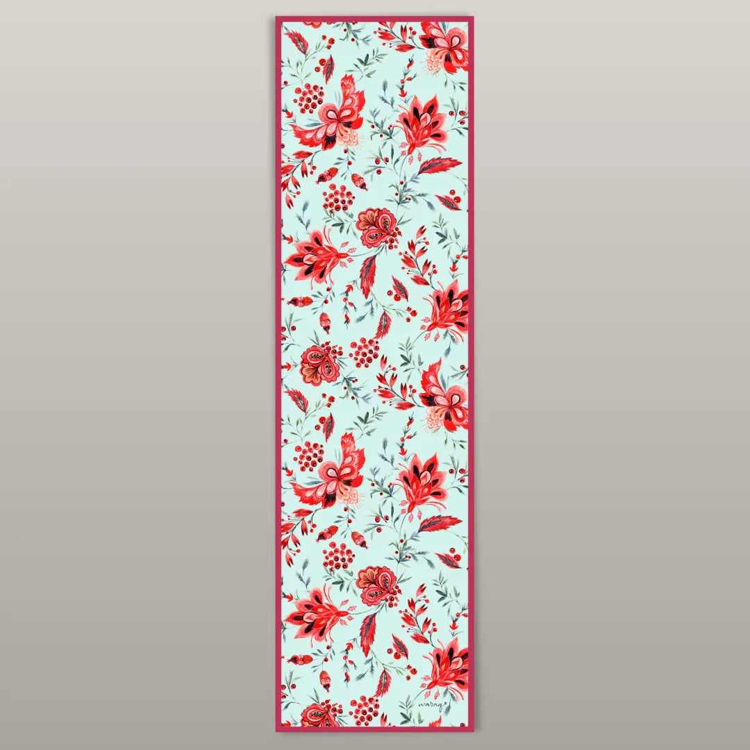 Lush Coral Garden Scarf