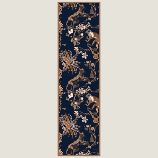 Midnight Chinoiserie Scarf