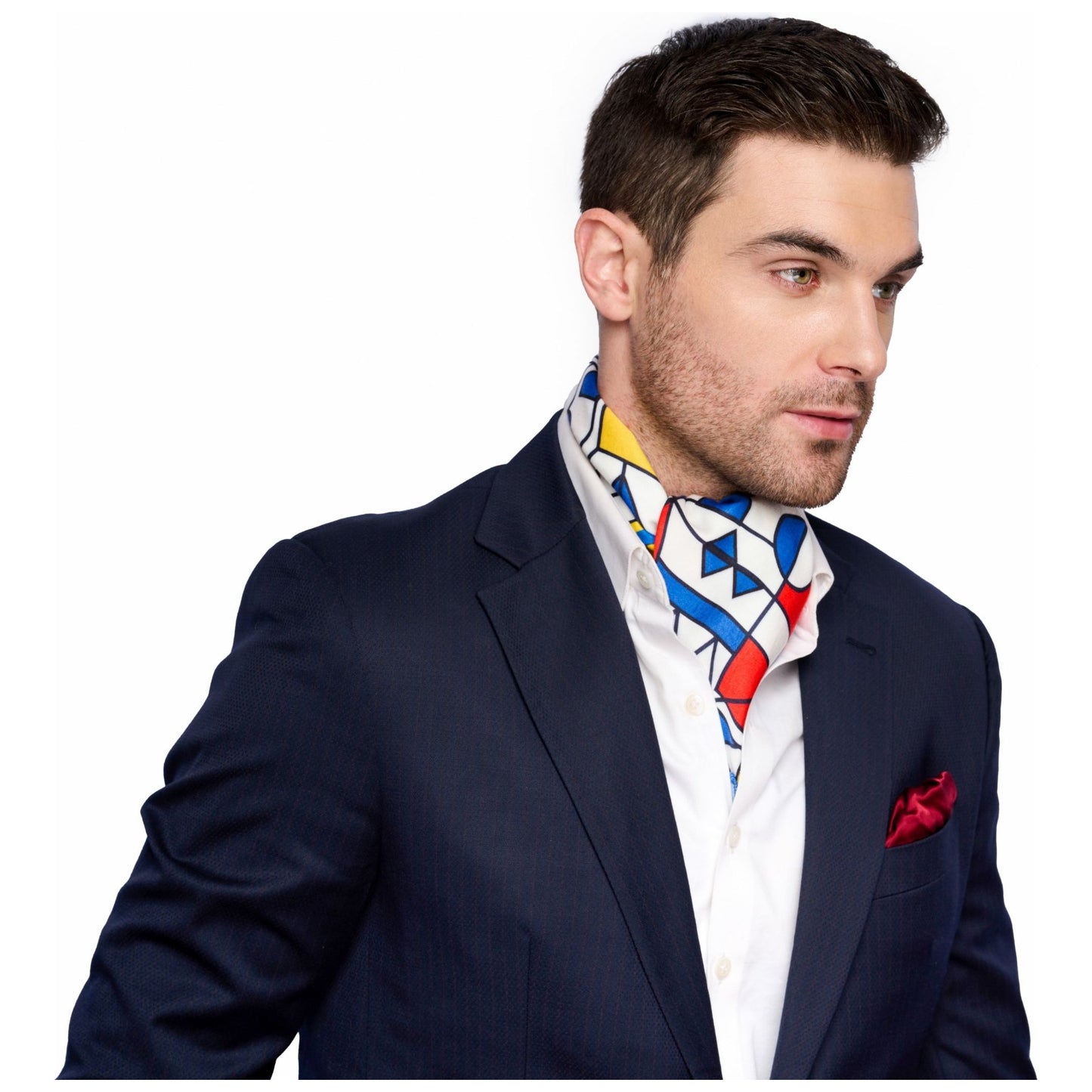 Modern Mondrian Symphony Scarf