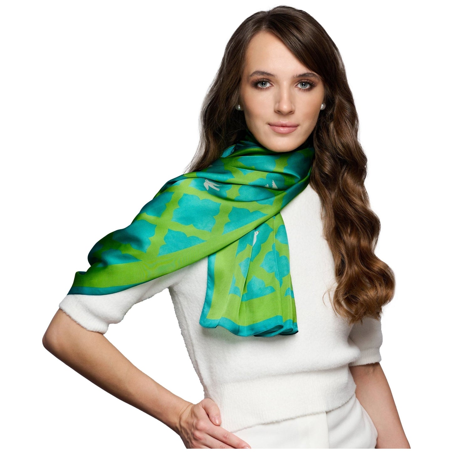 Moroccan Dreamscape Long Scarf/Stole