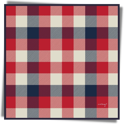 Nautical Plaid Scarf