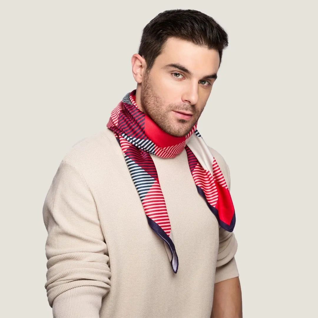 Nautical Plaid Scarf