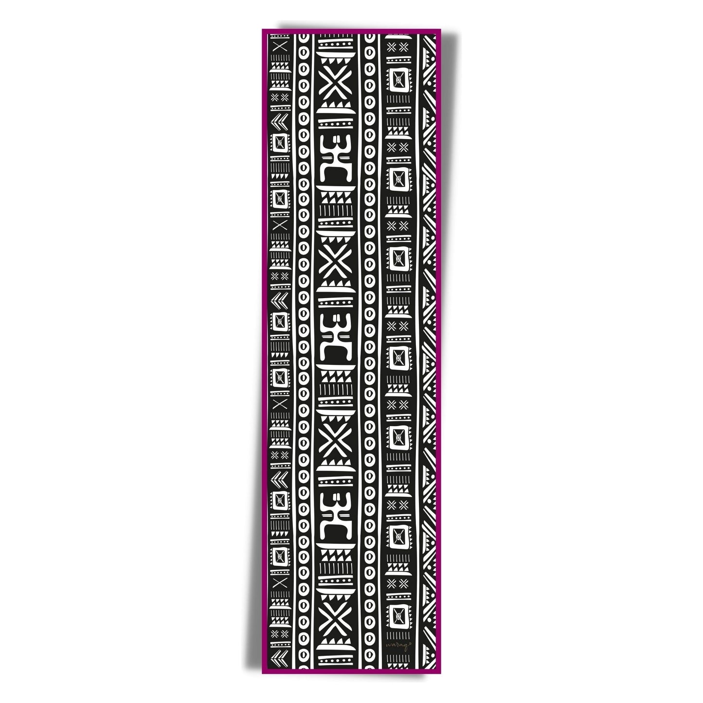 Noir and Neon Long Scarf / Stole