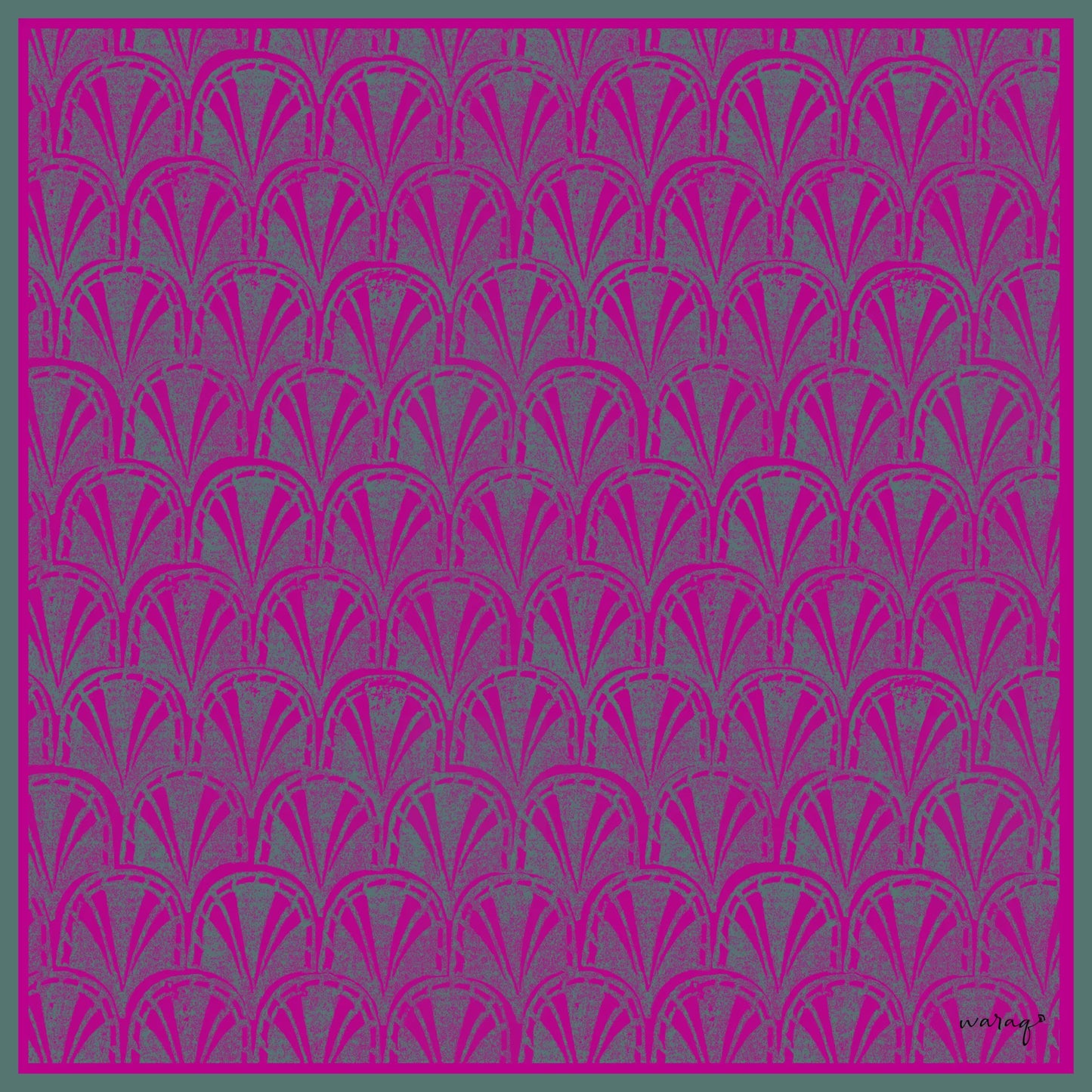 Plum Haze Square Scarf