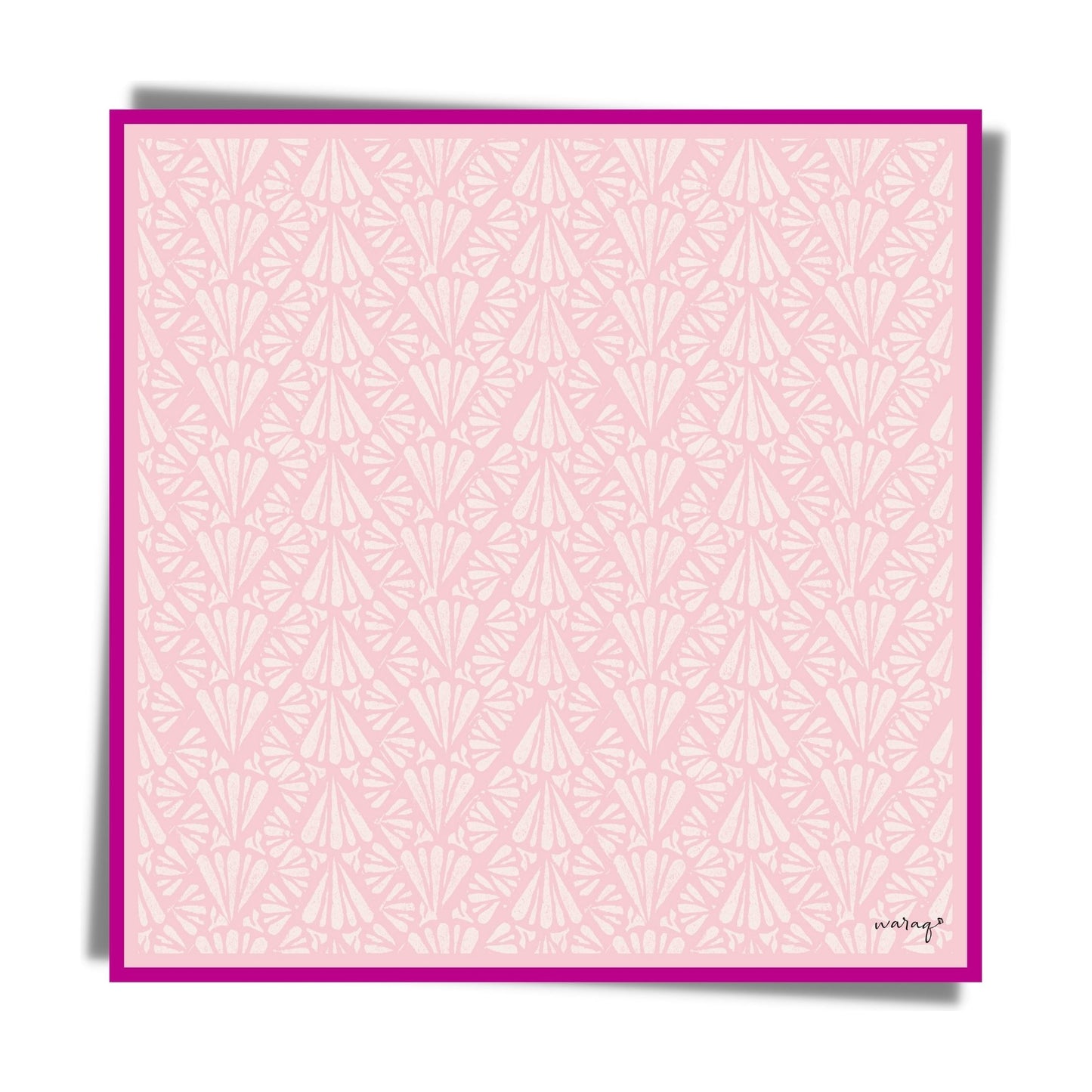 Roseate Delight Square Scarf