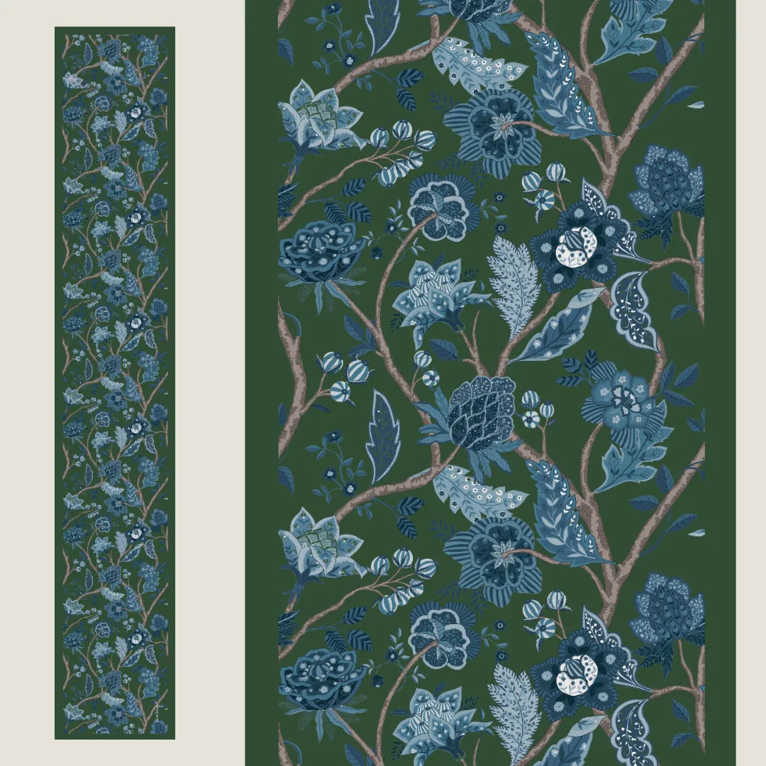 Royal Bloom Cravat- Verdant