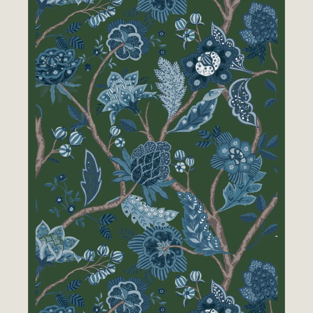 Royal Bloom Long Stole-Verdant