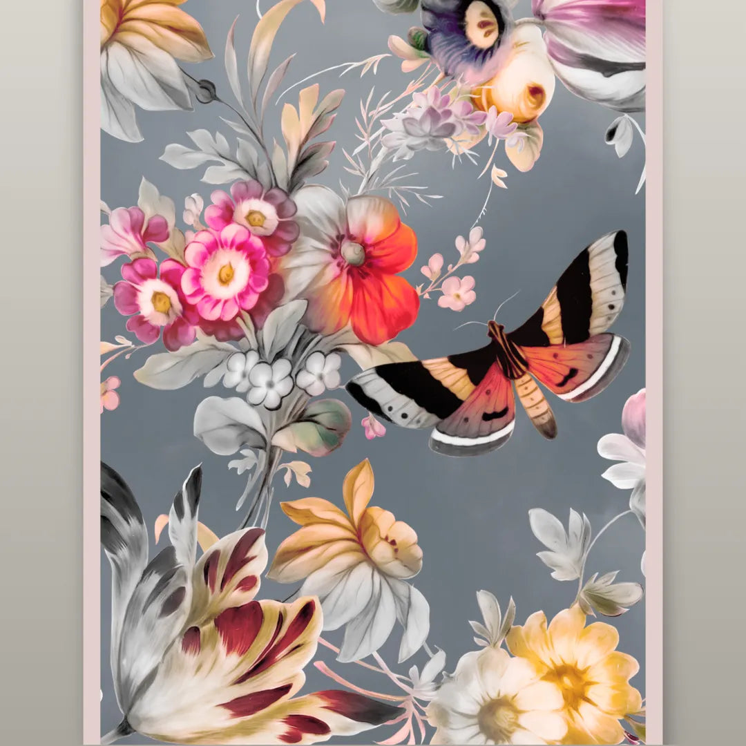 Sayuri Blossom Scarf- Cloud Gray
