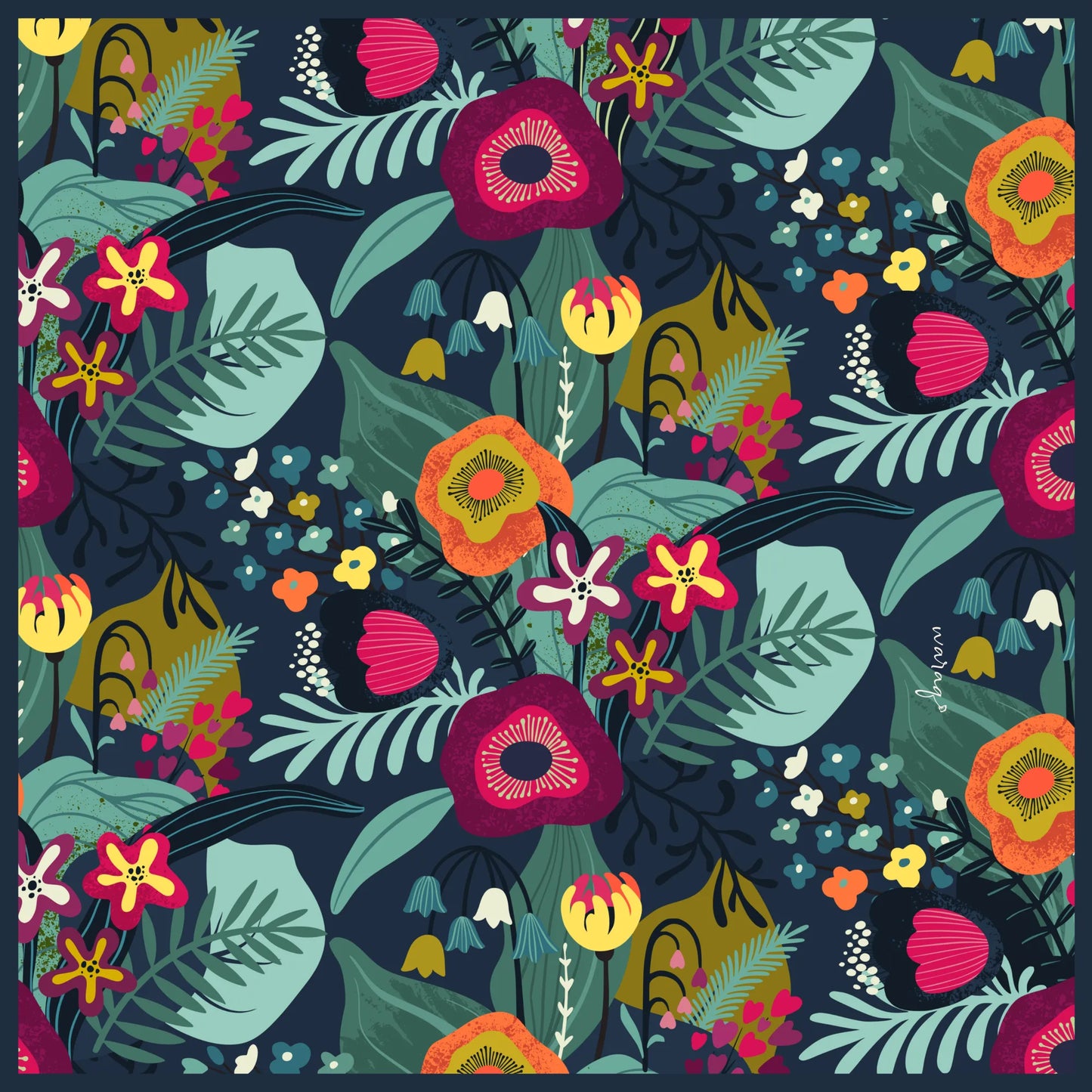 Wild Opera Square Scarf