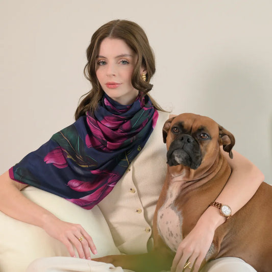 Luna Magnolia Scarf (On Pre-Order)