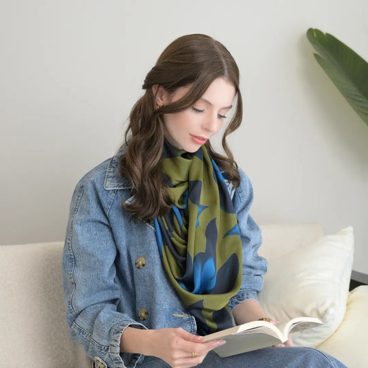 Moonlit Sage Fern Scarf