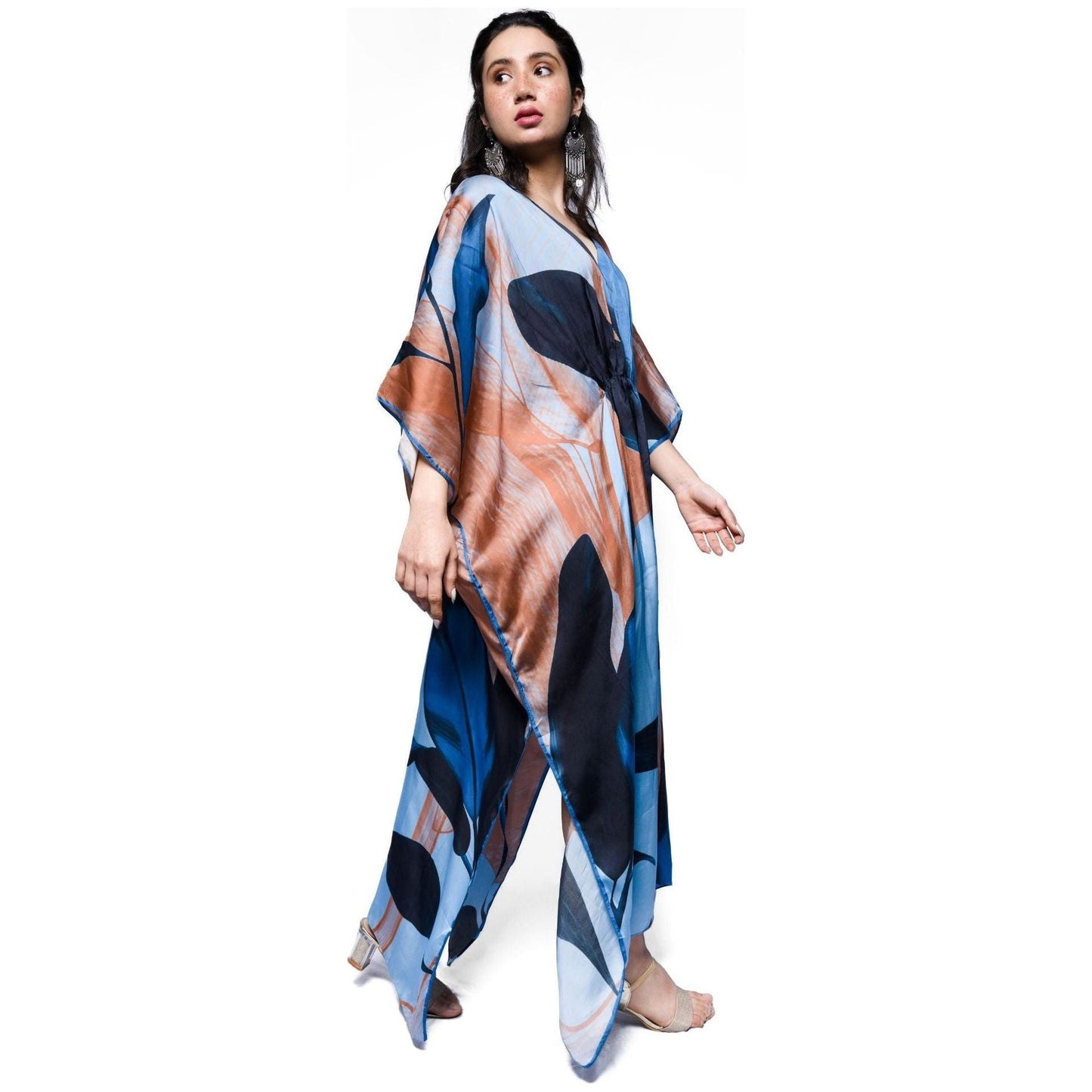 Moonstone Blue Kaftan - Long
