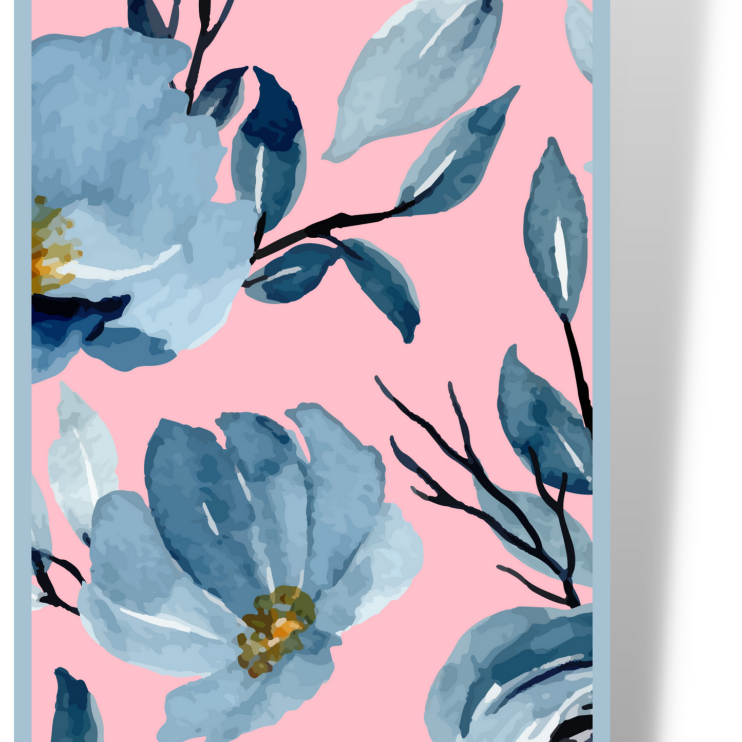 Tea Rose Long Scarf / Stole
