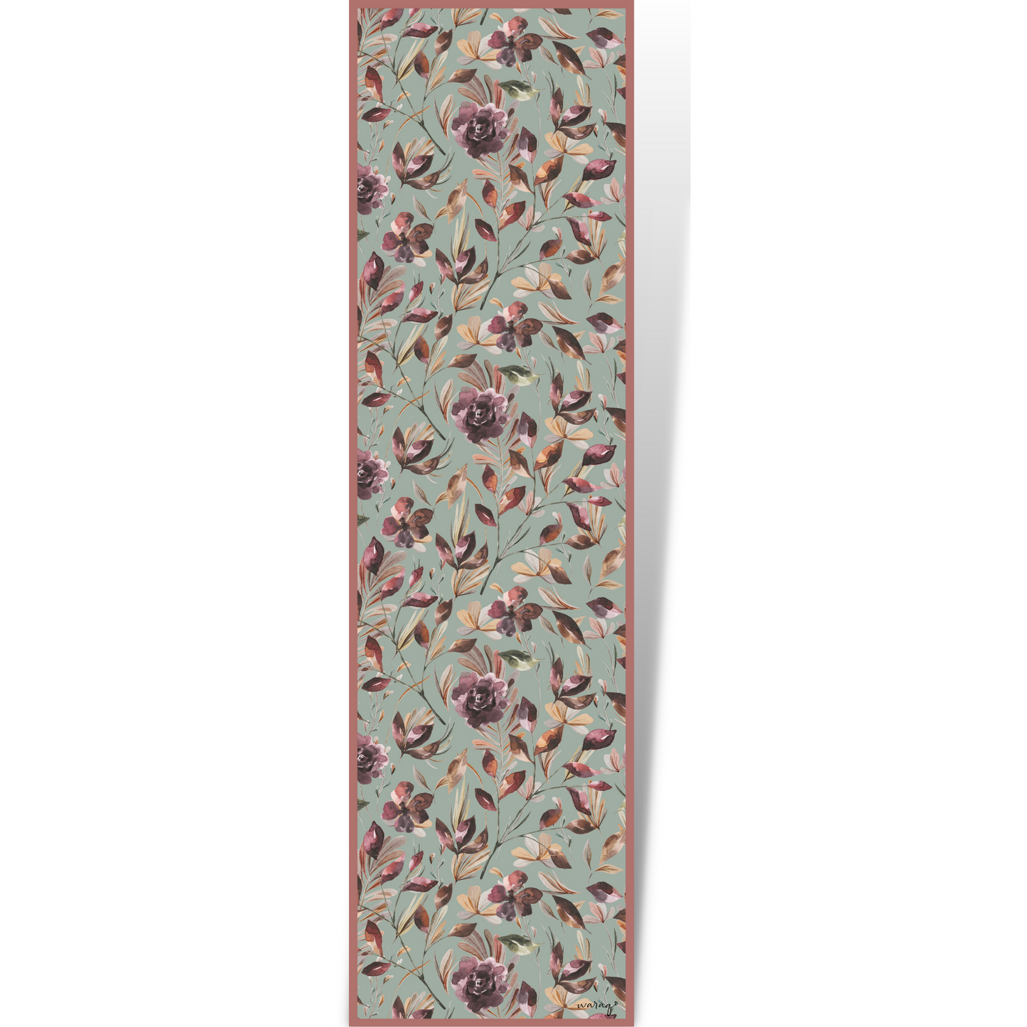 Nature Flair Tan & Sea Green Long Scarf / Stole