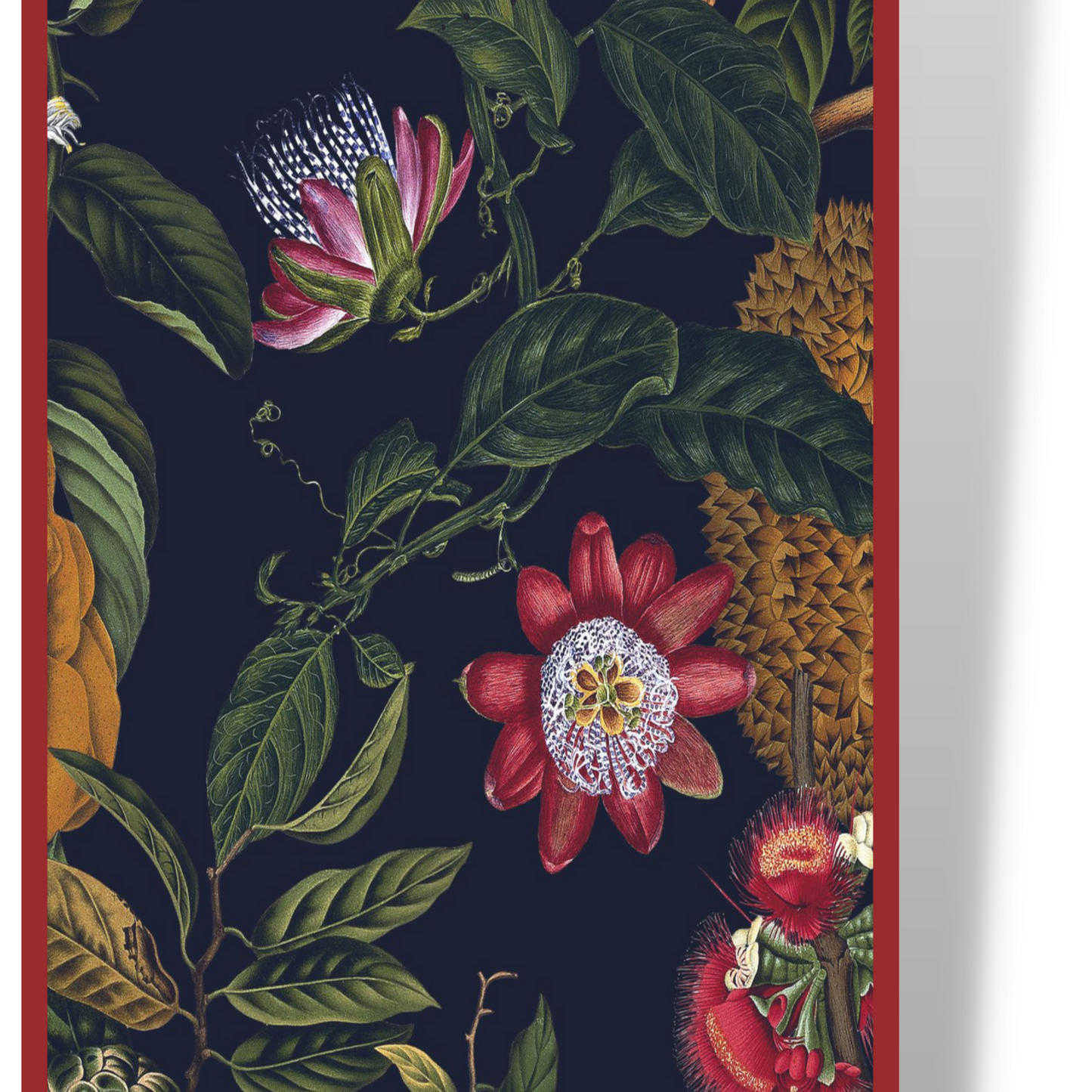 Midnight Bloom Long Scarf / Stole