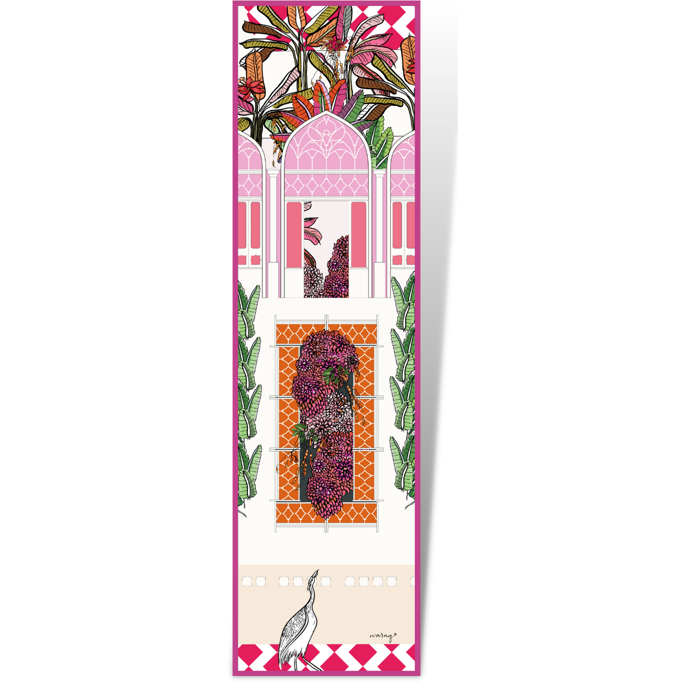 Maharani Pink Long Scarf / Stole