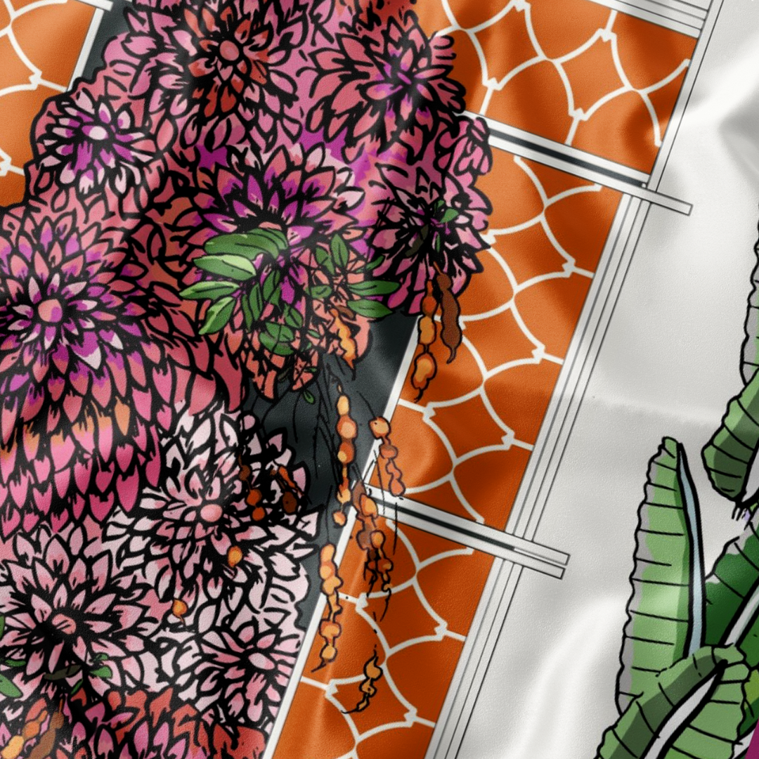 Maharani Pink Long Scarf / Stole
