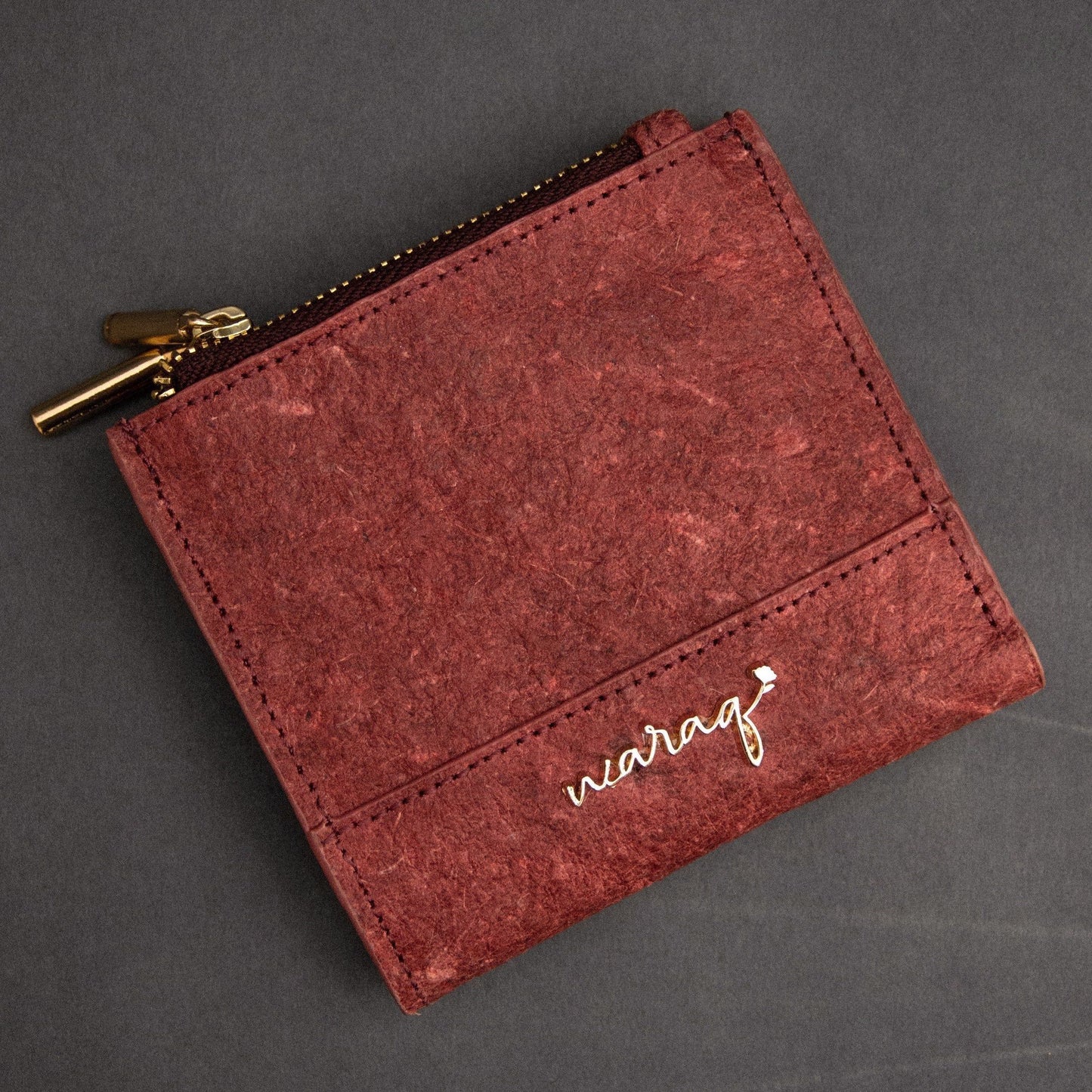 Rubia Small Wallet is made with environment friendly, cruelty free vegan material, making it sustainable luxury gift.