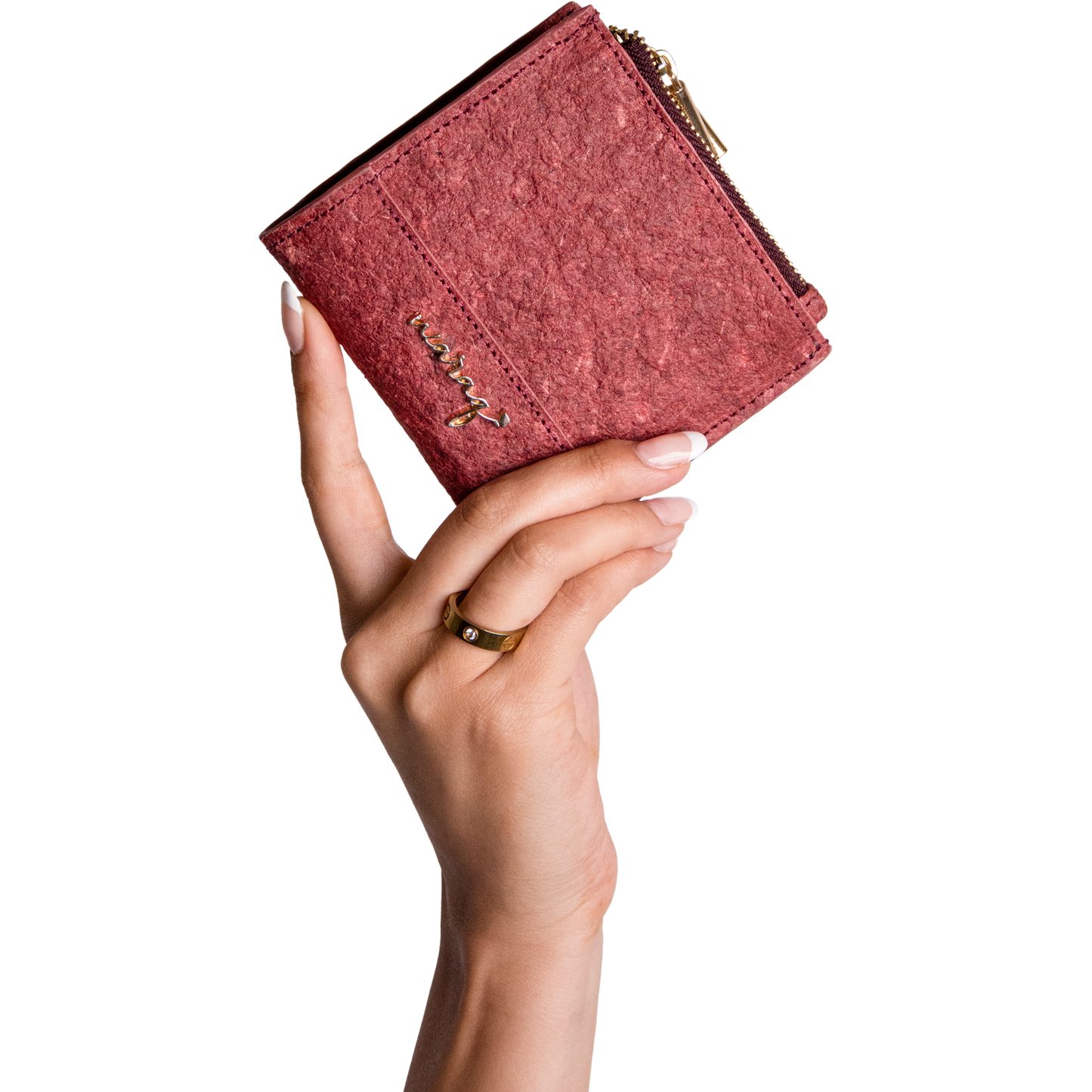 Rubia Small Wallet is made with environment friendly, cruelty free vegan material, making it sustainable luxury gift.