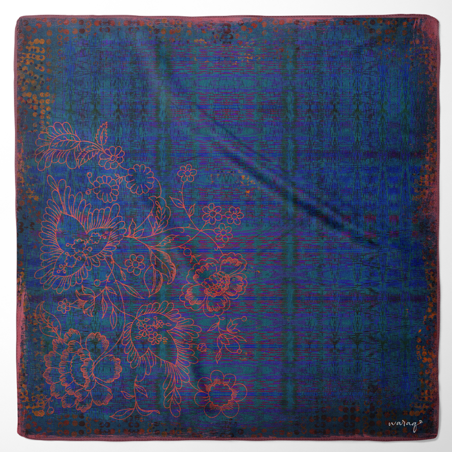 Waraq Vintage Printed Scarf