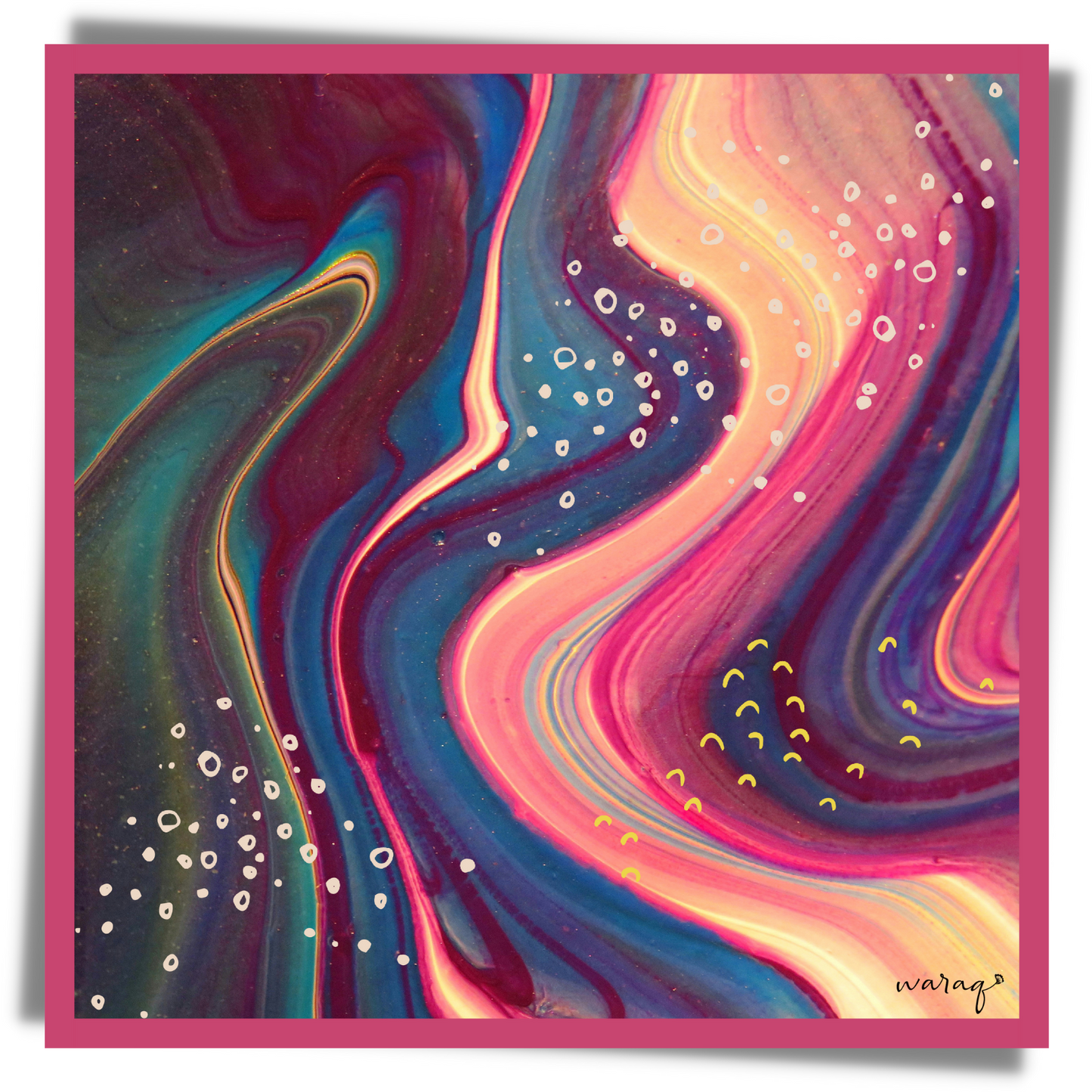 Image of a printed summer scarf, perfect head scarf and stole for ladies. Click to buy as a great gift for women