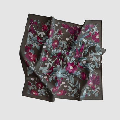 Cherry Rose Sage Pocket Square (color options inside)