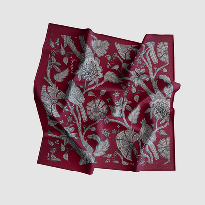 Kalamkar Pocket Square (color options inside)