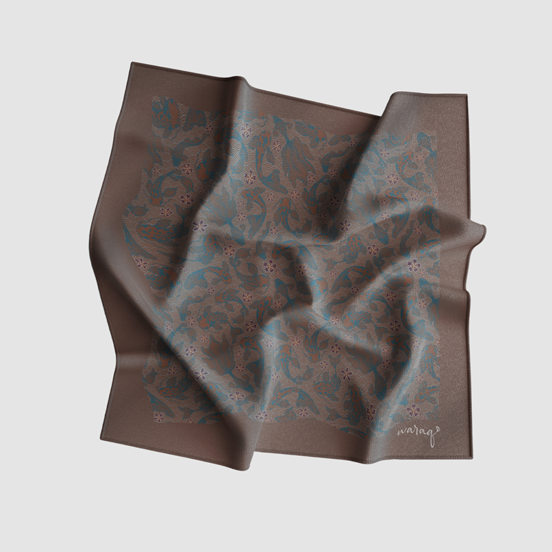 Koi Fish Pocket Square (color options inside)
