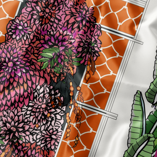 Maharani Pink Scarf
