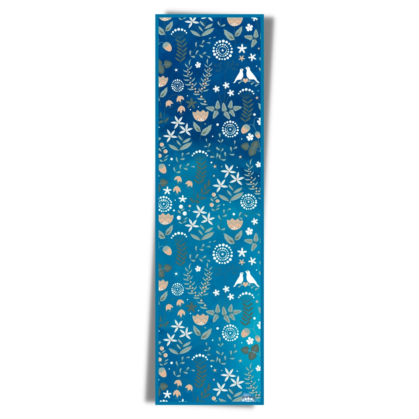 Azure Enchanted Meadow Long Scarf/Stole