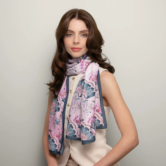 Blush Veil Scarf