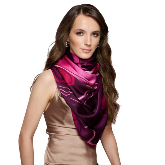 Marble Pink Scarf
