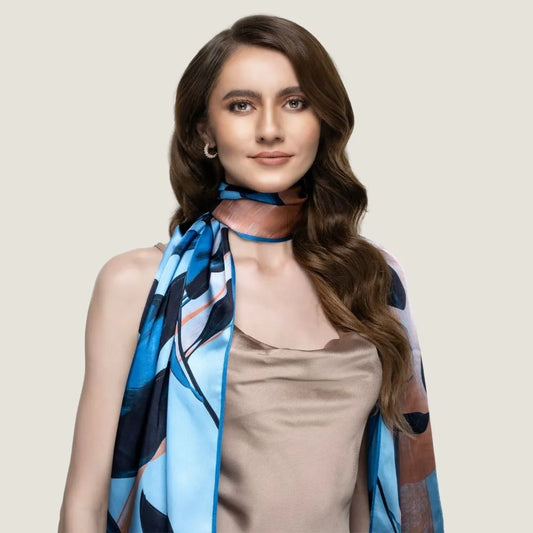 Moonstone Blue Scarf