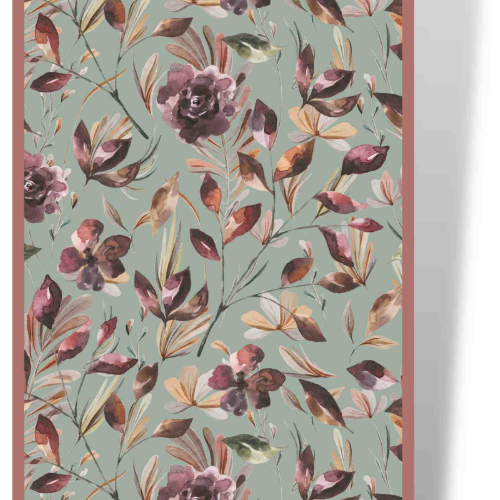 Nature Flair Tan & Sea Green Scarf
