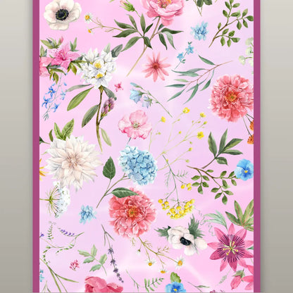 Peony Whisper Scarf - Blush