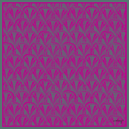 Plum Haze Square Scarf