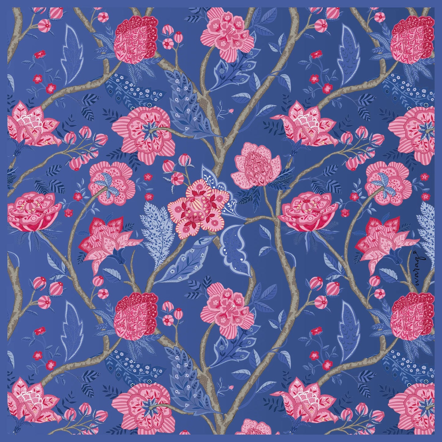 Royal Bloom Pocket Squares Gift Set of 4