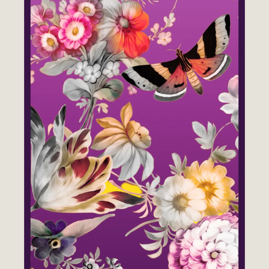Sayuri Blossom Scarf -Amethyst Sky
