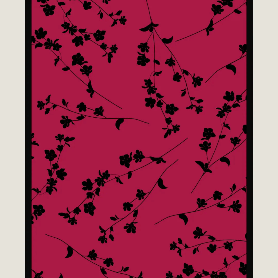 Scarlet Bloom Scarf