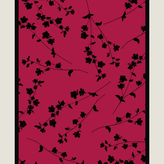 Scarlet Bloom Scarf
