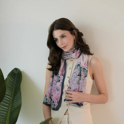 Blush Veil Scarf