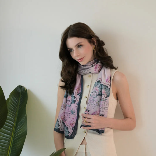 Blush Veil Scarf
