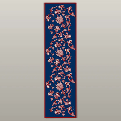 Crimson Koi Scarf
